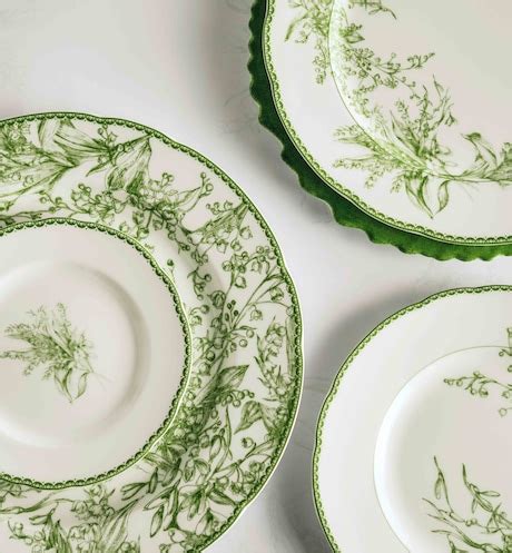 dior dinner plate green new lily of the valley|Dinner Plate Green New Lily of the Valley .